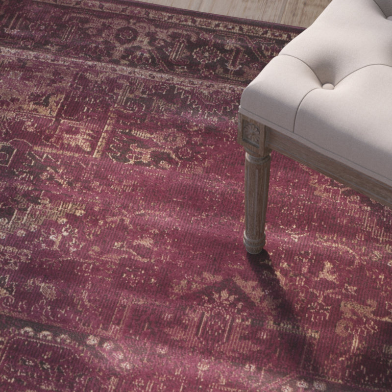 Bloomsbury Market Oaklyn Raspberry Rug & Reviews Wayfair.co.uk